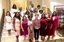 Mayor Gina Ortiz Jones poses for a photo with recipients and hosts at the 2026 Bravery Brunch.