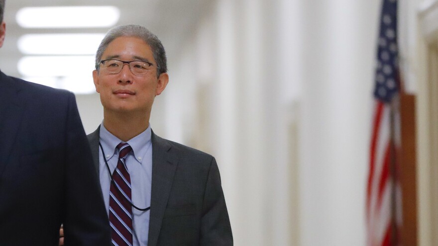 Justice Department official Bruce Ohr arrives for a closed hearing of the House Judiciary and House oversight committees last week on Capitol Hill in Washington.