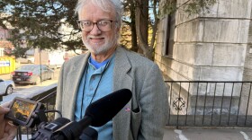 Judge of Elections Jim Ferry, a lifelong Hazleton resident is seen outside City Hall on Tuesday, Nov. 4, 2025. Ferry has overseen elections for more than six years.