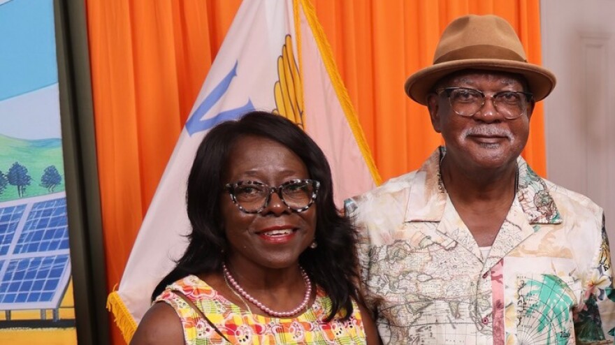 Pictured: 54th Annual Agriculture and Food Fair Honorees Renita Johannes and Arthur Petersen