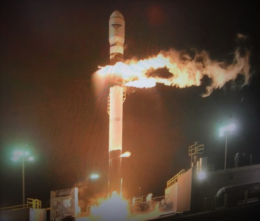 The planned test launch of a Firefly Aerospace Alpha rocket from Vandenberg Space Force Base was aborted by a computer Friday morning. A computer shut down its engines before it left the launch pad.