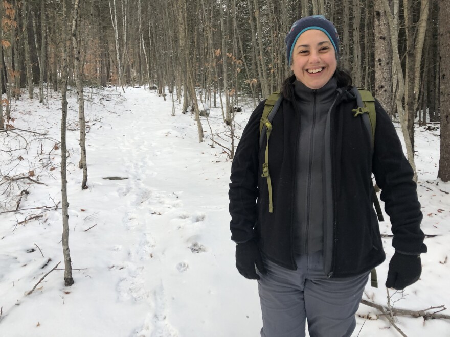 Appalachian Mountain Club research director Sarah Nelson