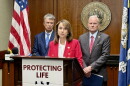 Alabama Attorney General Steve Marshall, Louisiana Attorney General Liz Murrill and Arkansas Attorney General Tim Griffin.