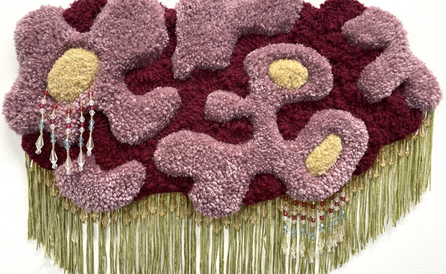 Some of Julia Andreas' tufted rugs