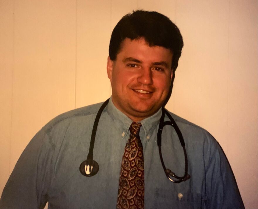 Mark Smith in medical school in the nineties. Photo submitted by Angie Short.