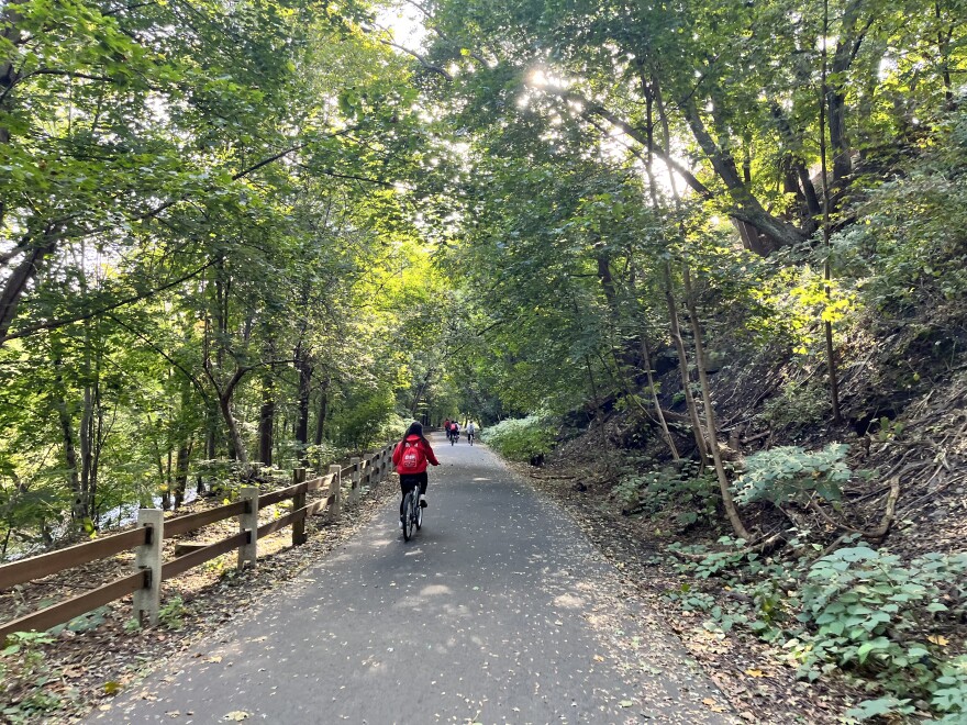 The Lackawanna Heritage Trail in Scranton.