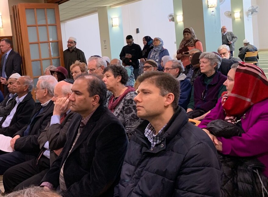 People of many faiths gathered at the Daar Ul-Islam Mosque in Manchester on Friday, to mourn and pray for those affected by the mass shooting in New Zealand.