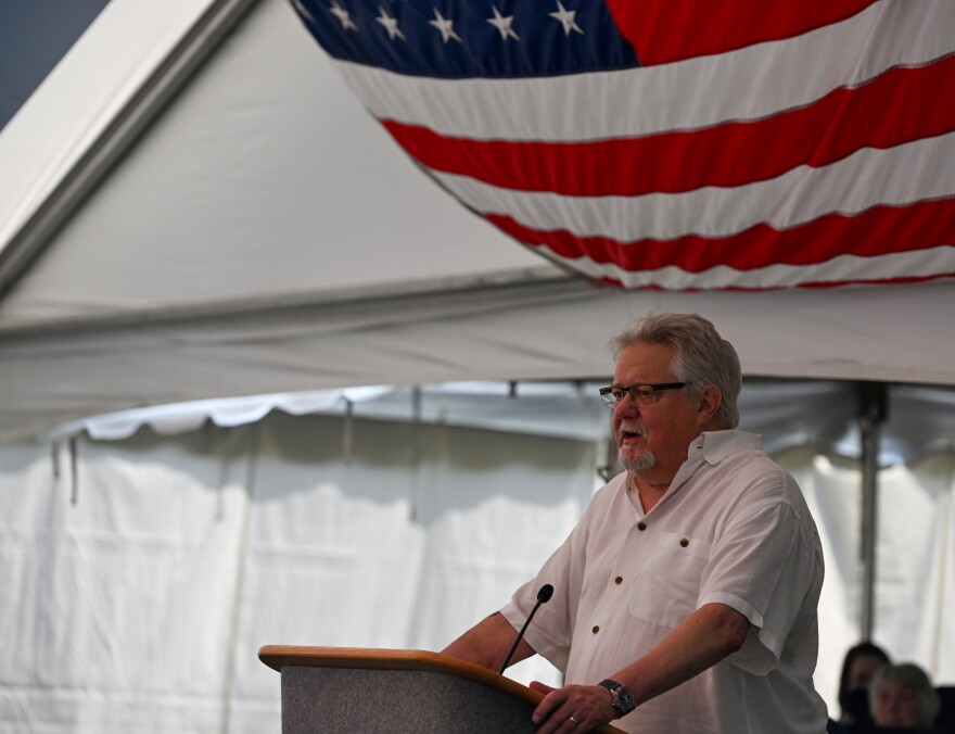 Frank Conyngham, president of the Wyoming Commemorative Association