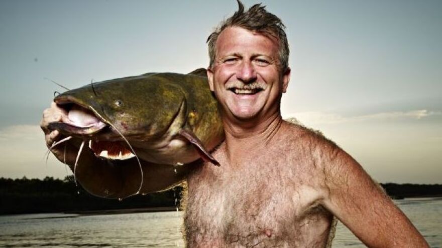 Skipper Bivens of Animal Planet's <em>Hillbilly Handfishin'</em>.