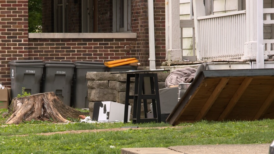 Many properties are left with discarded furniture as students move out for the summer.