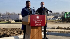 Louisville Urban League president and CEO Sadiqa Reynolds announced a partnership that will bring a Thornton's convenient store to the Norton Healthcare Sports & Learning Center in Louisville’s West End.