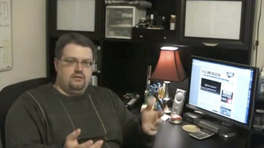 Joshua Yates in a screencap from a 2010 YouTube video. February 23, 2010.