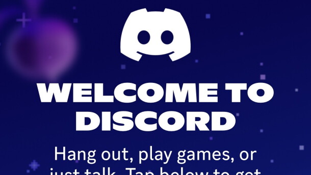 home page of Discord app