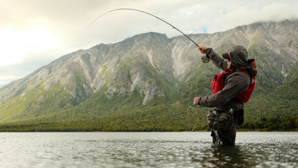 Sportfishing in the headwaters of Bristol Bay.