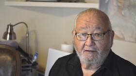 Kiowa writer N. Scott Momaday, who won a Pulitzer Prize in 1969 for his groundbreaking novel "House Made of Dawn," appears at his home in Santa Fe, N.M., on Nov. 13, 2019. Momaday died Jan. 24 at his home in Santa Fe, publisher HarperCollins announced. He had been in failing health.