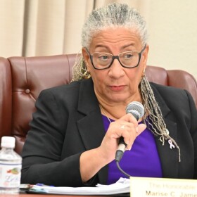 Pictured: Senator Marise James