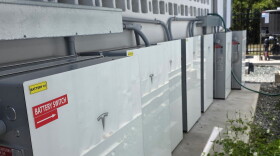 Photo Caption: A Tesla Powerwall Install on St. Croix.
