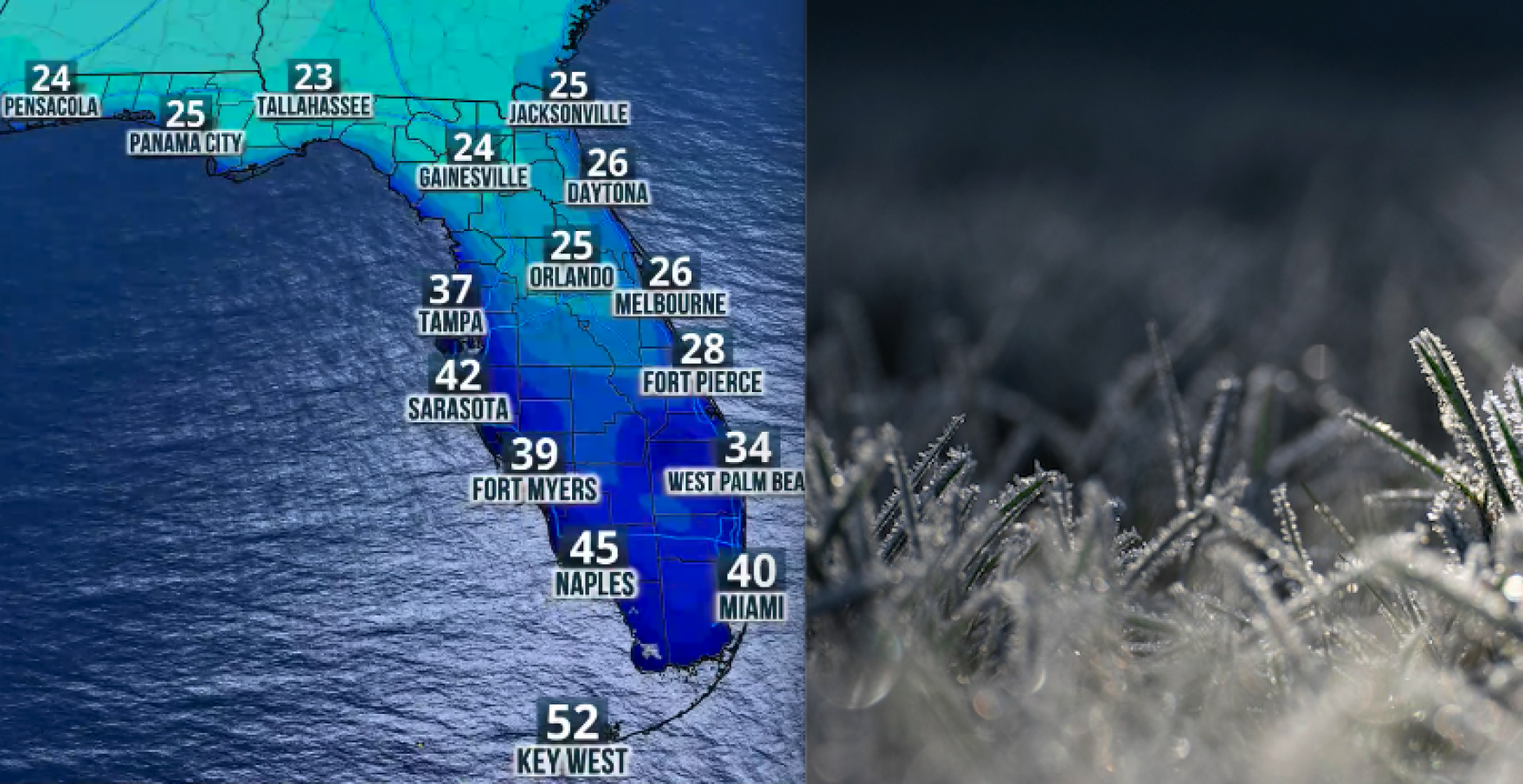 Extreme cold watch for much of Florida; brutally cold weekend | Florida ...