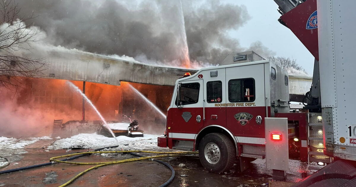 Rochester firefighters battle a 5-alarm warehouse fire | WXXI News