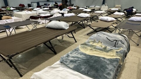 The Homeless Coalition of Southern Indiana's white flag shelter runs from mid-November through mid-April when temperatures drop to 35 degrees overnight.