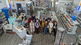 Grocers meet with regional economic development leaders at the Black Brook General Store to discuss ADK Action’s Rural Grocery Report