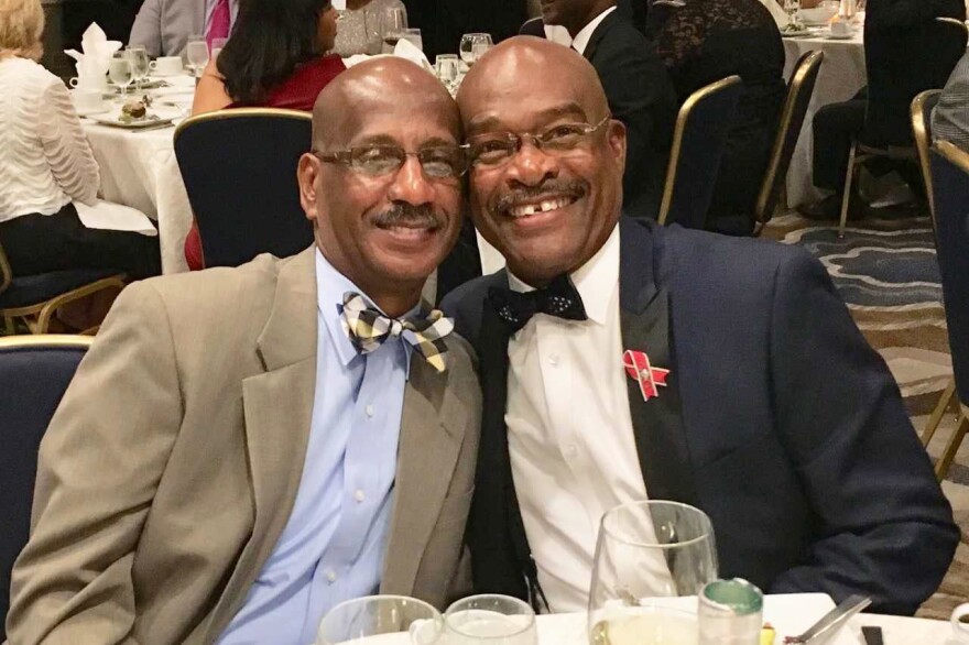 Paul Glass (right) and Charles Evans are two veterans of the Stonewall riots in New York that helped spark the LGBTQ rights movement 50 years ago. (Courtesy)