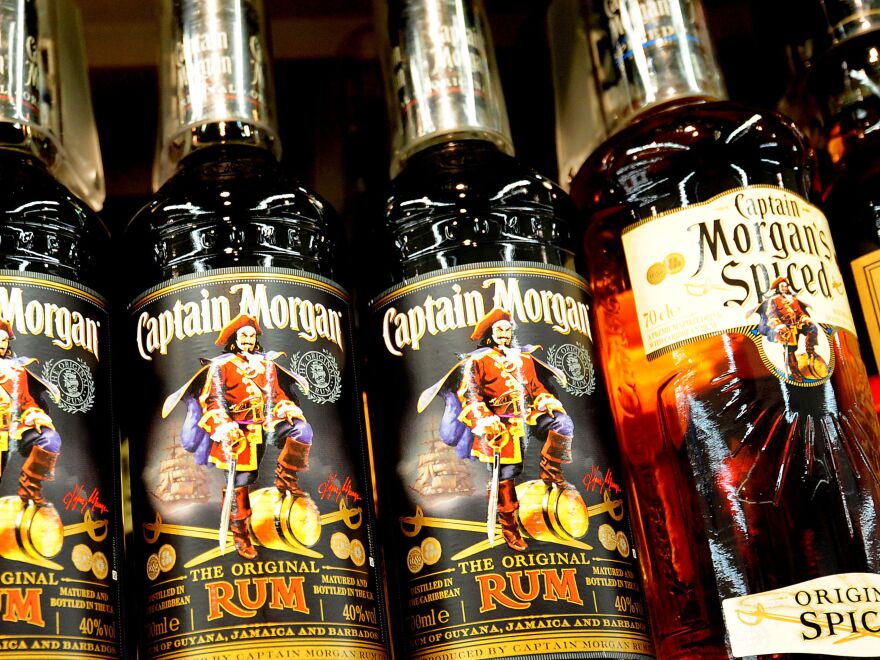 Captain Morgan rum is, by volume, one of the top-selling brands of spirit in the U.S.