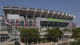 Huntington Bank Field, home of the Cleveland Browns NFL football team, is pictured in Cleveland, Tuesday, Sept. 16, 2025. 