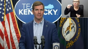 Govenor Andy Beshear speaking about his executive action on medical cannabis during Team KY briefing, 11/17/22
