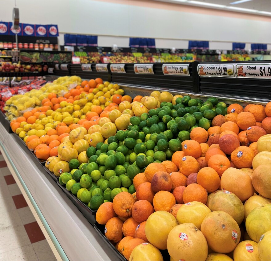 Fruit and produce at Market Basket.