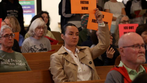 Advocates and concerned residents filled Iowa City's First United Methodist Church on Wednesday, Sept. 30 to rally for Traore's release. At that point, Traore was in ICE detention in Louisiana.