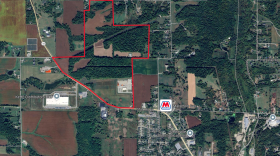 Approximation of the proposed site just west of downtown Ellettsville.