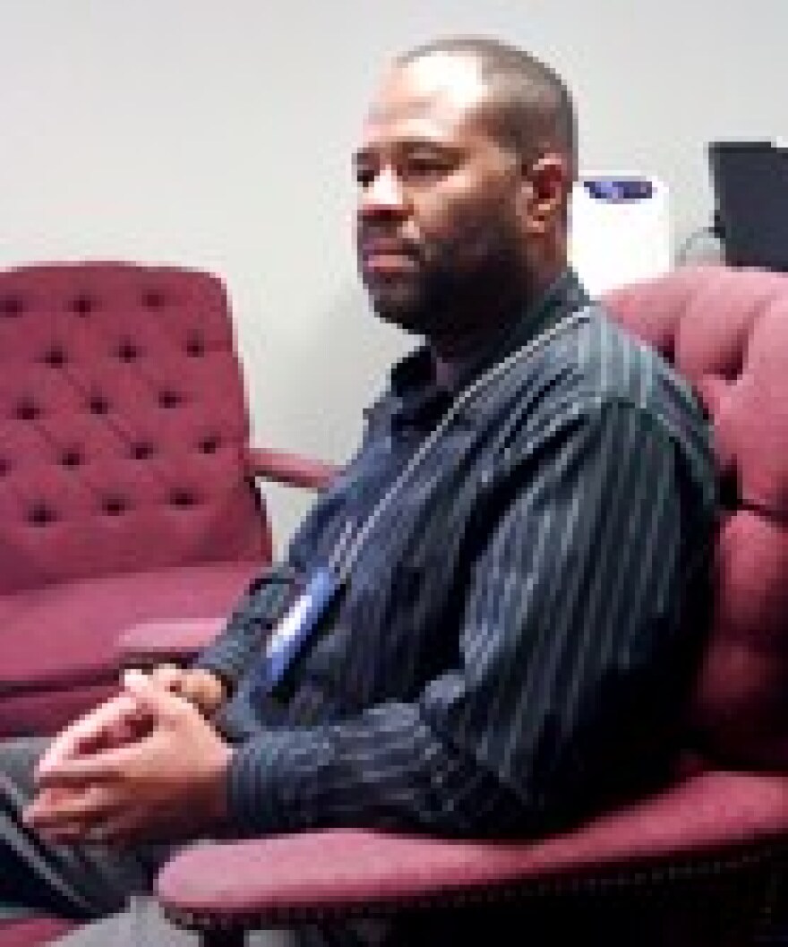 Darryl Forte at Kansas City Police Headquarters. He is newest chief, replacing Jim Corwin.