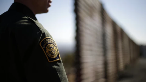 An unidentified Border Patrol agent.