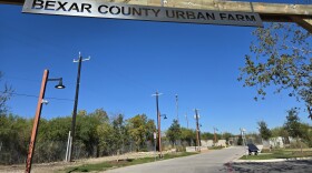 This main entrance sign greets visitors to the farm