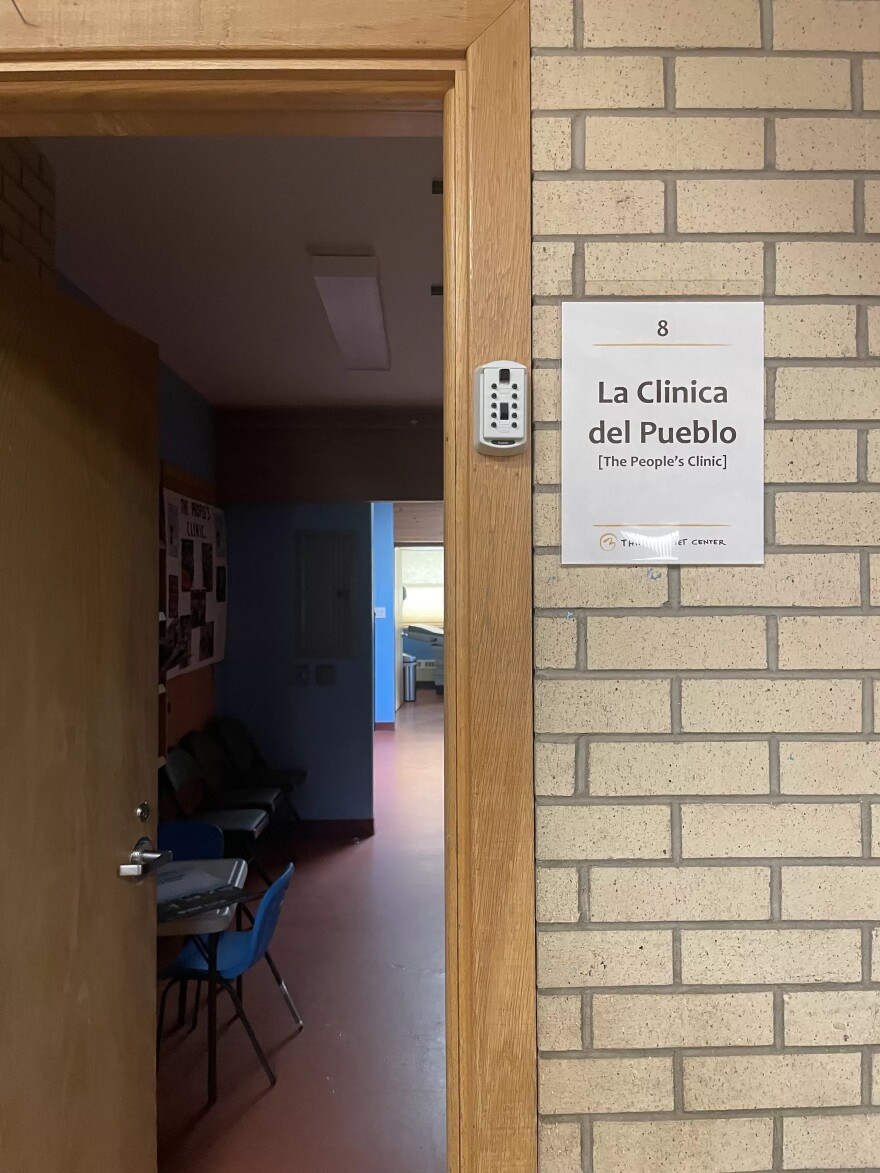 The view into La Clinica.