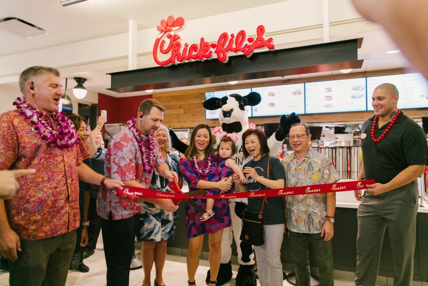 Chick-fil-A Ala Moana opened for business on Thursday, Oct. 20, 2022.