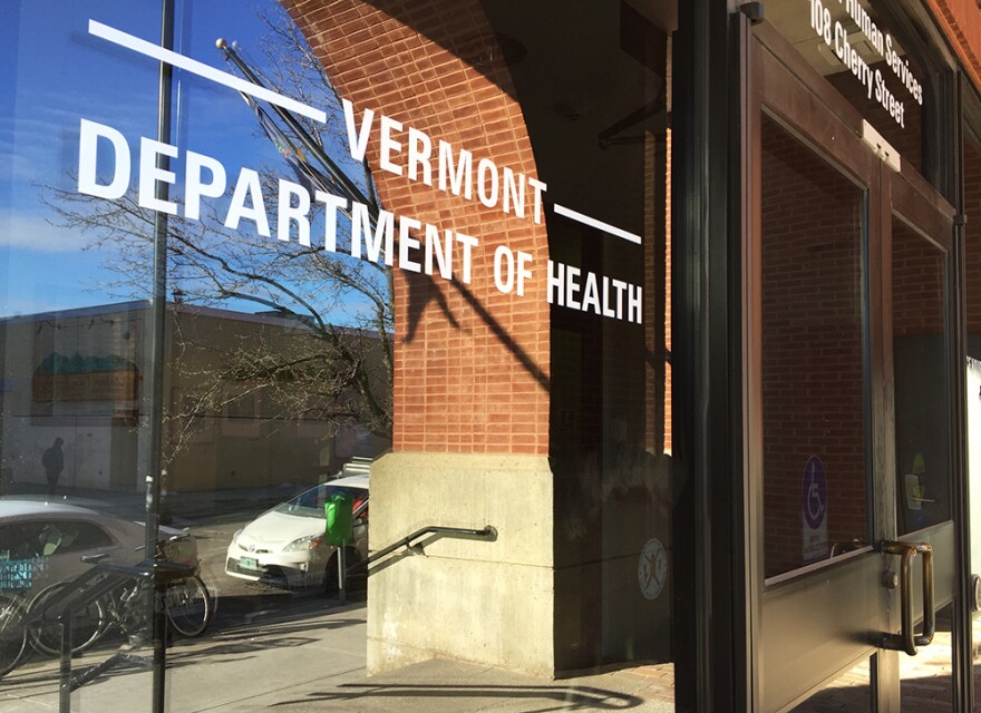 The exterior of the Vermont Department of Health office in Burlington at 108 Cherry Street.