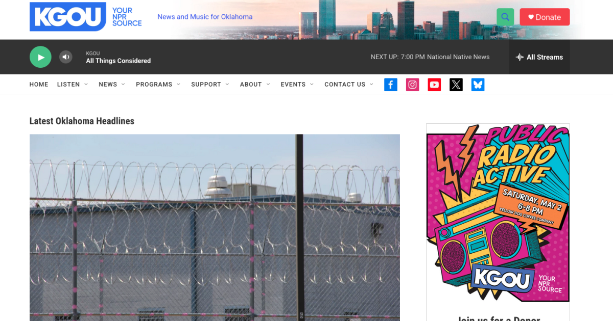 Award-winning KGOU website is a go-to resource
