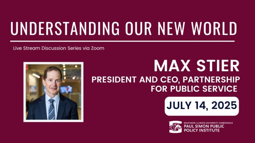 Max Stier event flyer