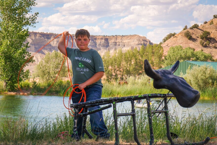 Cowboy Camp’s goal is to get more middle schoolers and high schoolers excited about agriculture and rural issues through hands-on experience, such as roping, July 8, 2026.