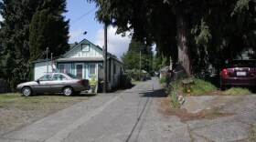 A war box in a Bremerton Alley
