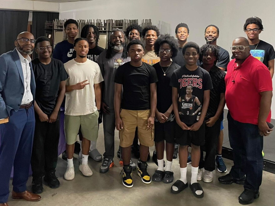 Participants in The Brotherhood Project. The group meets the last Saturday of every month at St. Andrews Missionary Baptist Church.