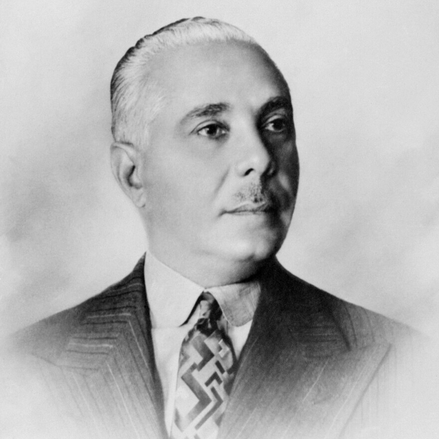 Domician Republic dictator  Rafael Trujillo, in a portrait taken in the 1950s.