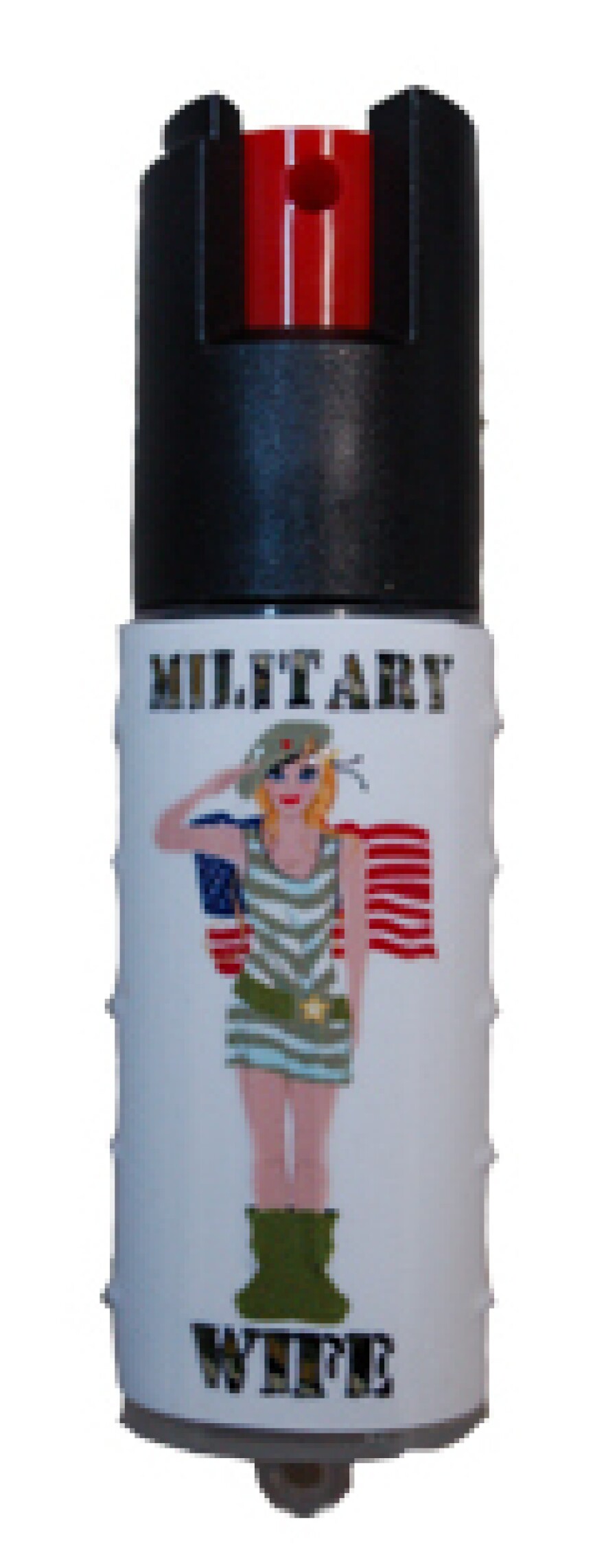 Rose Guardian offers stylish self-protection products to women, including "Military Wife" pepper spray.