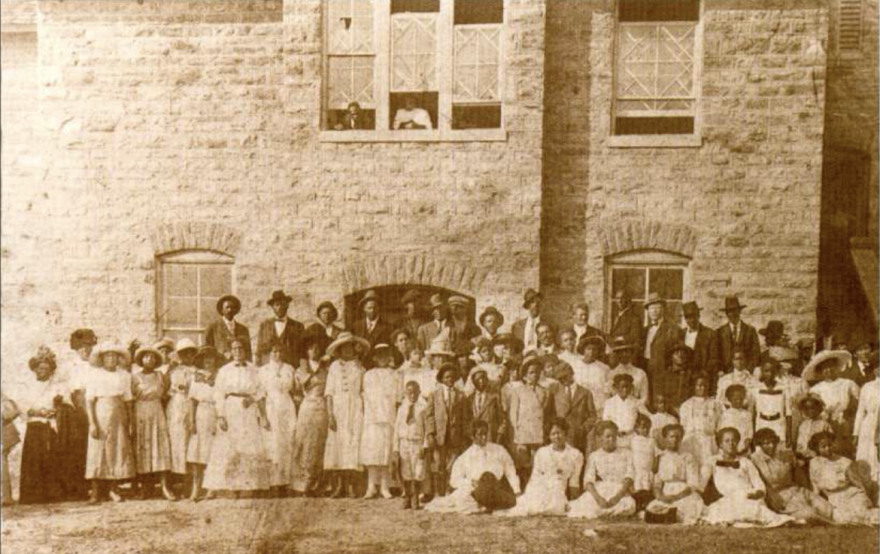 Washington Chapel was dedicated on June 29, 1907, seen in this rare film image.