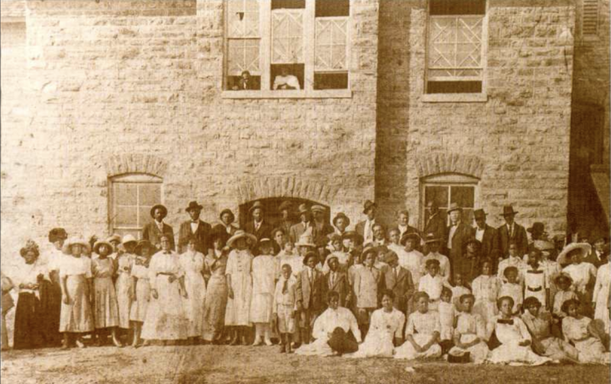 Washington Chapel was dedicated on June 29, 1907, seen in this rare film image. 