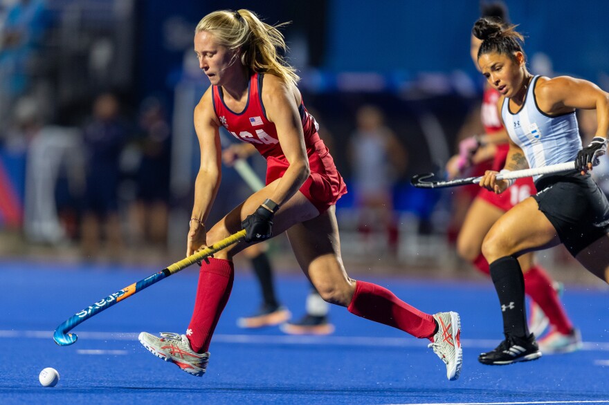 Virginia Beach's Leah Crouse played on the women's national field hockey team before making the Olympic team this year.