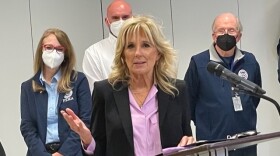 First Lady Jill Biden was in Western Kentucky on Friday