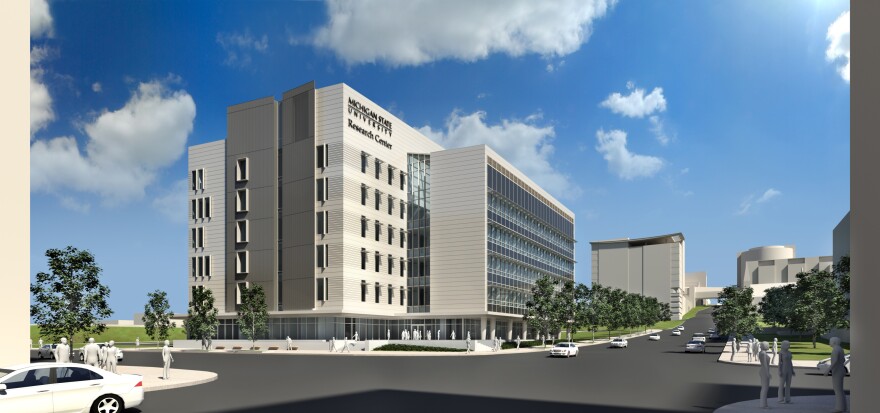 MSU Grand Rapids Research Center artist rendering